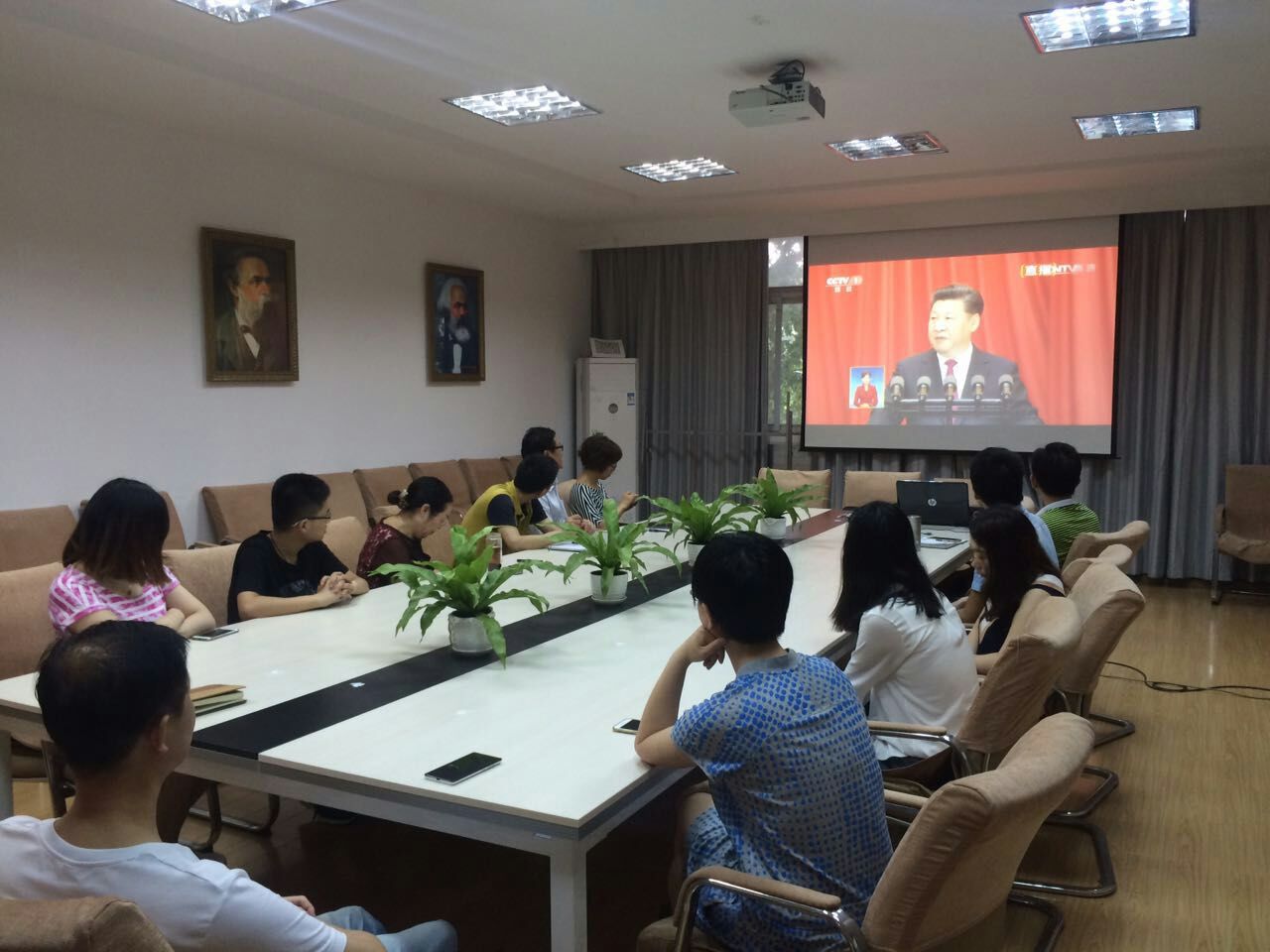 【两学一做】永利yl23411组织观看建党95周年庆祝大会